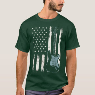 US-Flagge Elektrische GitarreGitarre 2994 T-Shirt