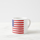 US-Flagge Espresso Tasse arc1 (Vorderseite Rechts)