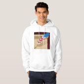 US Flagge Feather Hoodie (Vorne ganz)