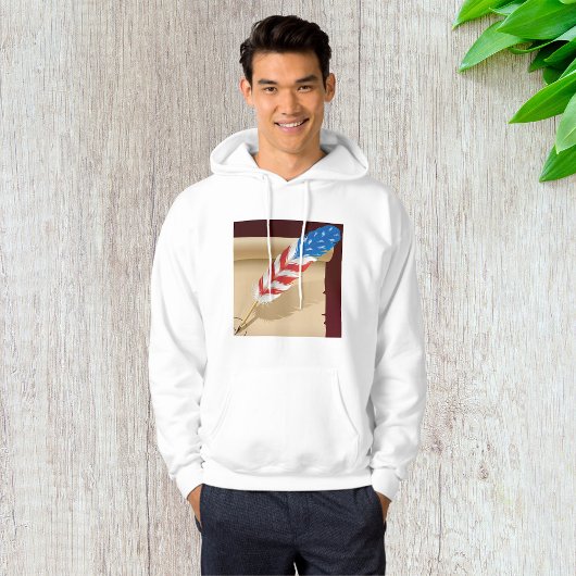 US Flagge Feather Hoodie