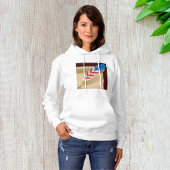 US Flagge Feather Hoodie