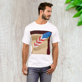 US Flagge Feather T-Shirt