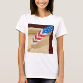 US Flagge Feather T-Shirt (Vorderseite)