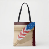 US Flagge Feather Tasche (Vorderseite)