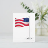 US-Flagge Feiertagspostkarte (Stehend Vorderseite)