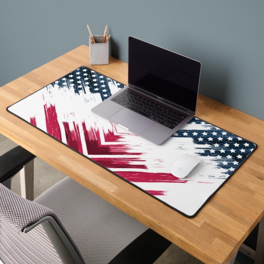 US Flagge Flag Abstrakt Schreibtischunterlage (Büro 2)