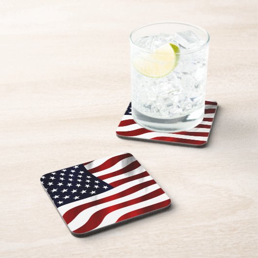 US FLAGGE FLAG GETRÄNKEUNTERSETZER (Rechte Seite)