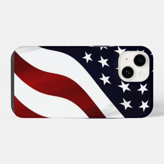 US FLAGGE FLAG iPhone HÜLLE (Rückseite (Horizontal))