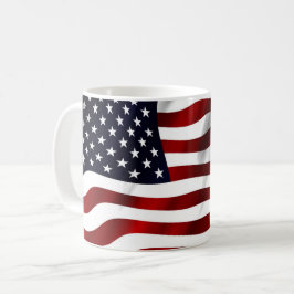 US FLAGGE FLAG KAFFEE TASSE