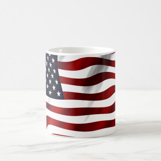 US FLAGGE FLAG KAFFEE TASSE (Mittel)