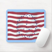 US Flagge Flag Mousepads (Mit Mouse)