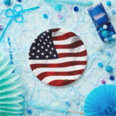 US FLAGGE FLAG PAPPTELLER (Party)