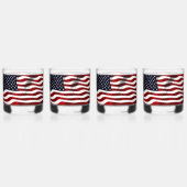 US FLAGGE FLAG WHISKYGLAS (Hinten)