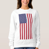 US-Flagge, Flagge der USA, amerikanische Flagge Sweatshirt (Vorderseite)