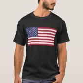 US-Flagge, Flagge der USA, amerikanische Flagge T-Shirt (Vorderseite)