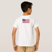US-Flagge, Flagge der USA, amerikanische Flagge T-Shirt (Schwarz voll)