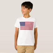 US-Flagge, Flagge der USA, amerikanische Flagge T-Shirt (Vorne ganz)