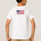 US-Flagge, Flagge der USA, amerikanische Flagge T-Shirt (Rückseite)