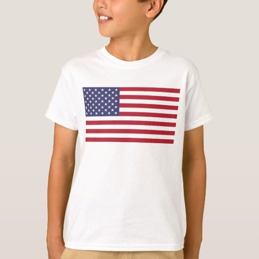 US-Flagge, Flagge der USA, amerikanische Flagge T-Shirt (Vorderseite)