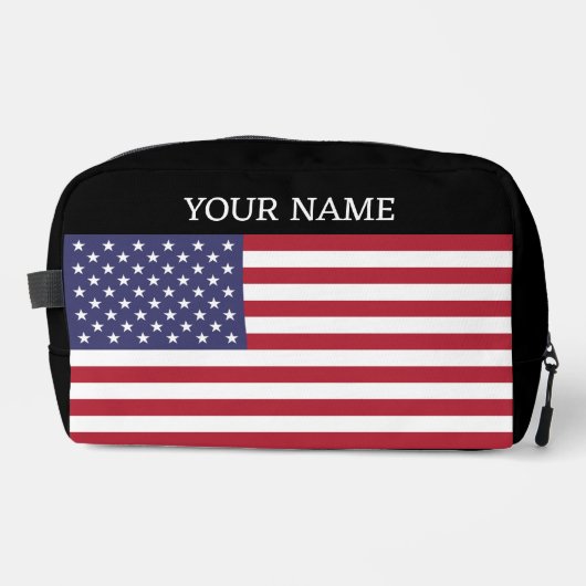 US-Flagge, Flagge der USA, amerikanische Flagge Waschbeutel (Vorderseite)