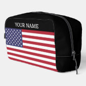 US-Flagge, Flagge der USA, amerikanische Flagge Waschbeutel (Rechte Ecke)