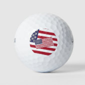 US Flagge-Flagge für Fußball Golfball (Vorderseite)