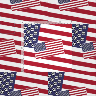 US Flagge-Flagge für Fußball Stoff