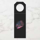 US-Flagge Flaschenanhänger (Rückseite)