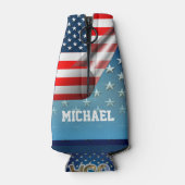 US-Flagge Flaschenkühler (Rückseite)