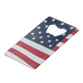 US Flagge Flaschenöffner (Vorderseite Schrägansicht)
