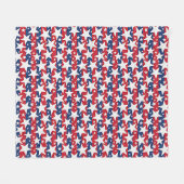 US Flagge Fleecedecke (Vorderseite (Horizontal))