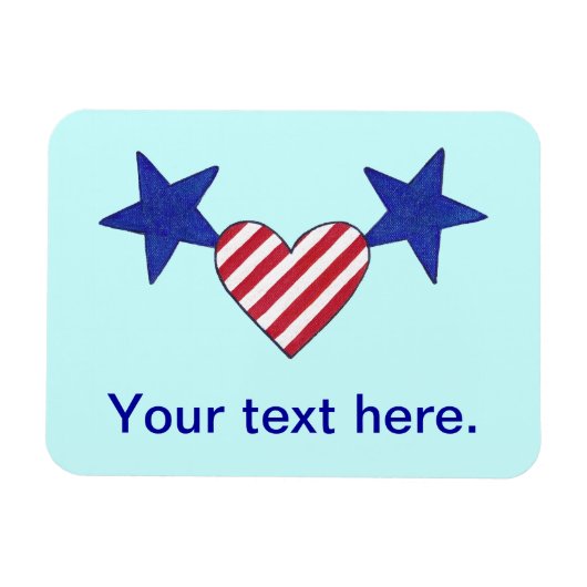 US Flagge Flex Magnet (Horizontal)