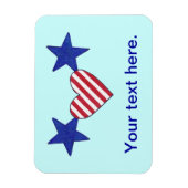US Flagge Flex Magnet (Vertikal)