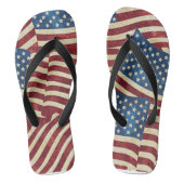 US Flagge Flip Flops Badesandalen (Fußbett)