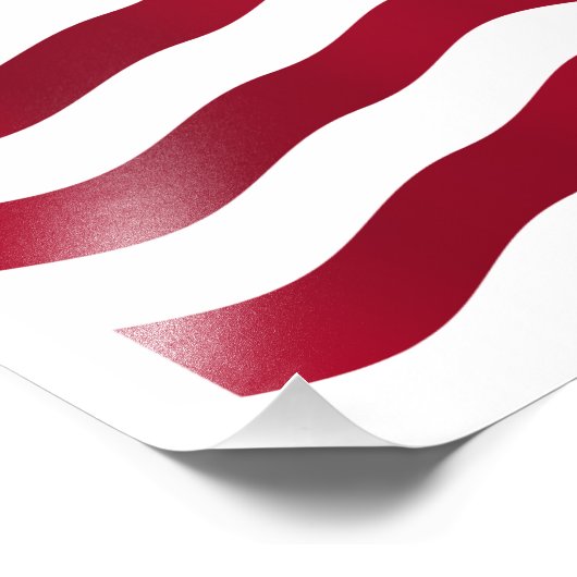 US-Flagge Fotodruck (Ecke)