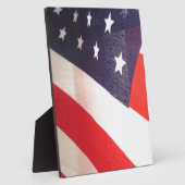 US Flagge Fotoplatte (Seite)
