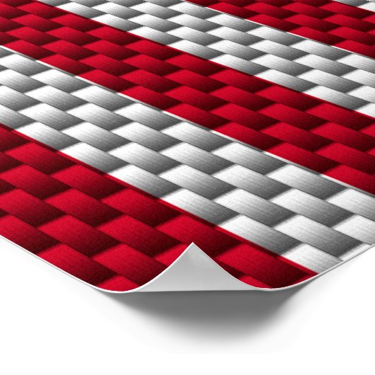 US-Flagge für Dekoration im Kohlenstofffaserstil (Ecke)