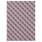 US-Flagge für Dekoration im Kohlenstofffaserstil Tischdecke (Vorderseite)