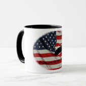 US Flagge für immer Tasse (Vorderseite Links)