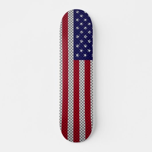 US-Flagge für Kohlenstofffaser wie Print Skateboard (Vorne)