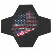 US-Flagge Fußball (Flach)