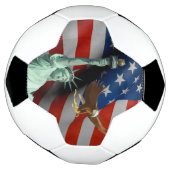 US-Flagge Fußball (Gedreht)