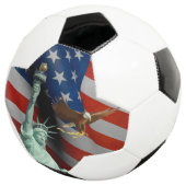 US-Flagge Fußball (Dreiviertel)