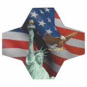 US-Flagge Fußball (Flach)