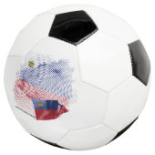 US-Flagge Fußball (Dreiviertel)