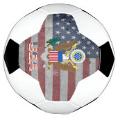 US-Flagge Fußball (Gedreht)
