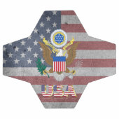 US-Flagge Fußball (Flach)