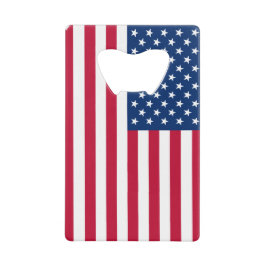 US-Flagge Geldkarten Flaschenöffner