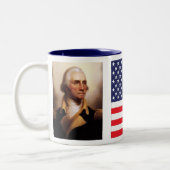 US-Flagge George Washington Tasse (Links)