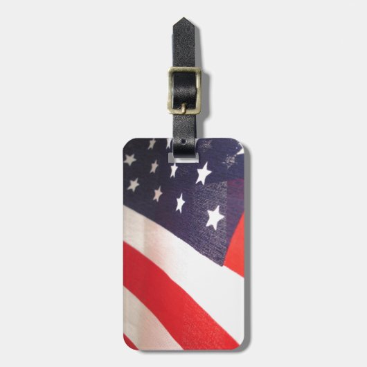 US Flagge Gepäckanhänger (Vorderseite vertikal)